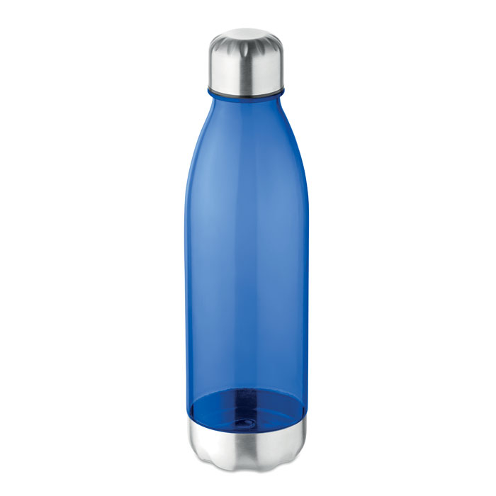 Bouteille publicitaire en tritan 600 ml Aspen Bleu transparent